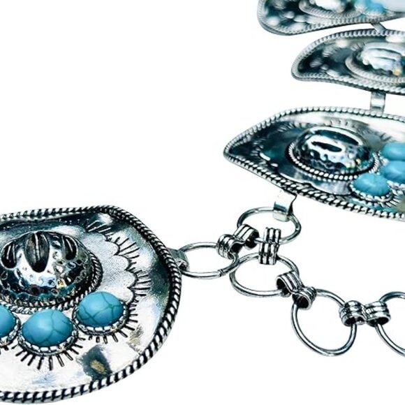 Turquoise cowboy belt